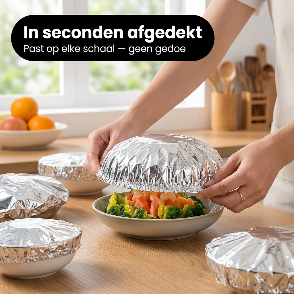 FoilCap™ | Nooit meer worstelen met keukenfolie