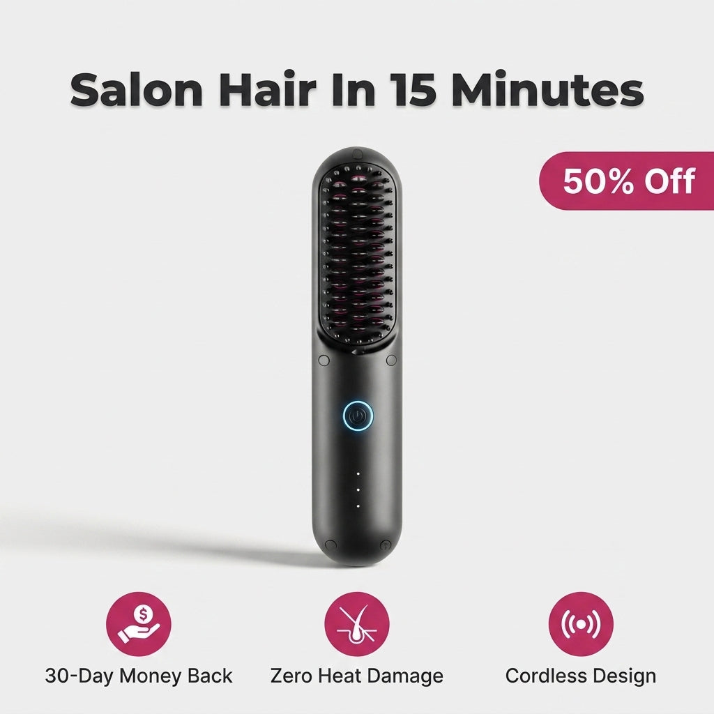 GlamBrush Pro™ Keramische Stijlborstel