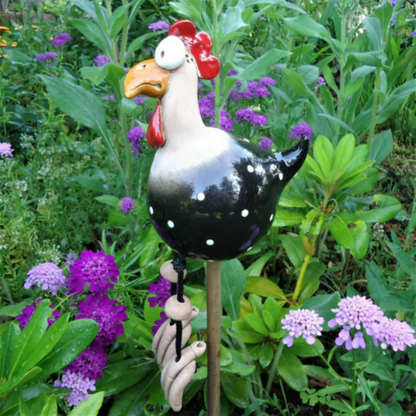 Keramieken Tuinkip™ | De Grappigste Blikvanger Voor Je Tuin