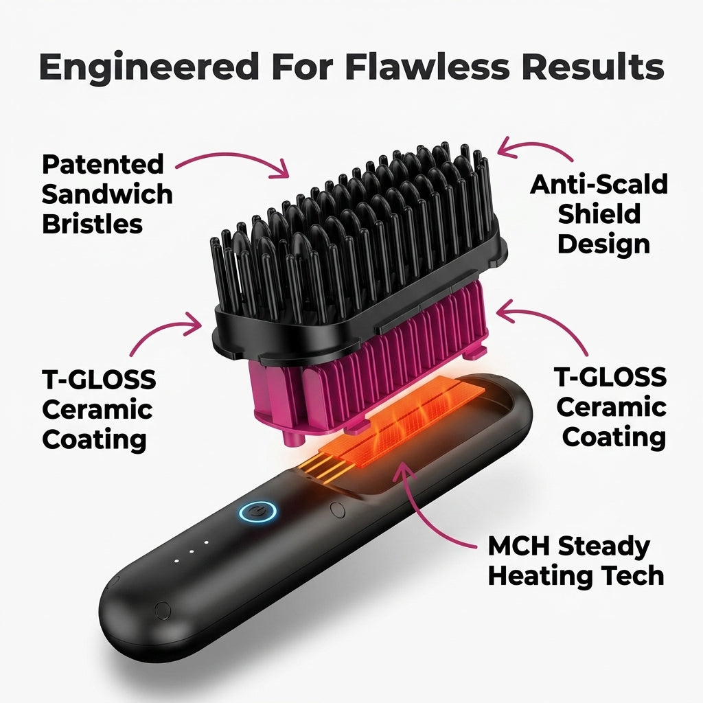 GlamBrush Pro™ Keramische Stijlborstel