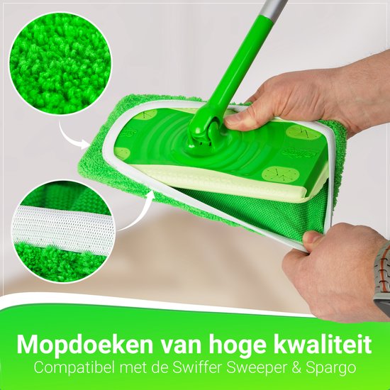 Lunas GreenSweep™ - Herbruikbare mop voor Swiffer