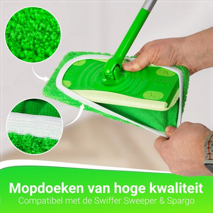 Lunas GreenSweep™ - Herbruikbare mop voor Swiffer