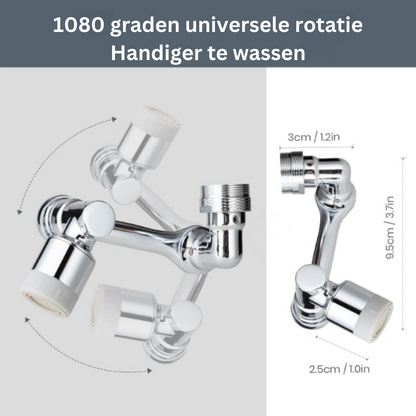 TwistTap™ – 1080-graden draaibare verlengkraan