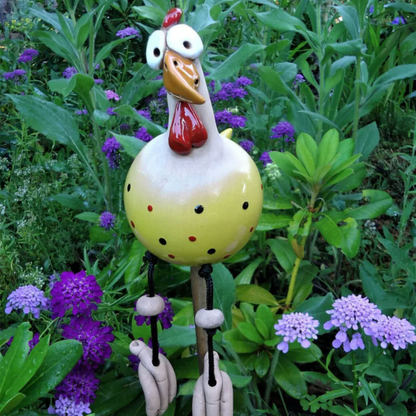 Keramieken Tuinkip™ | De Grappigste Blikvanger Voor Je Tuin