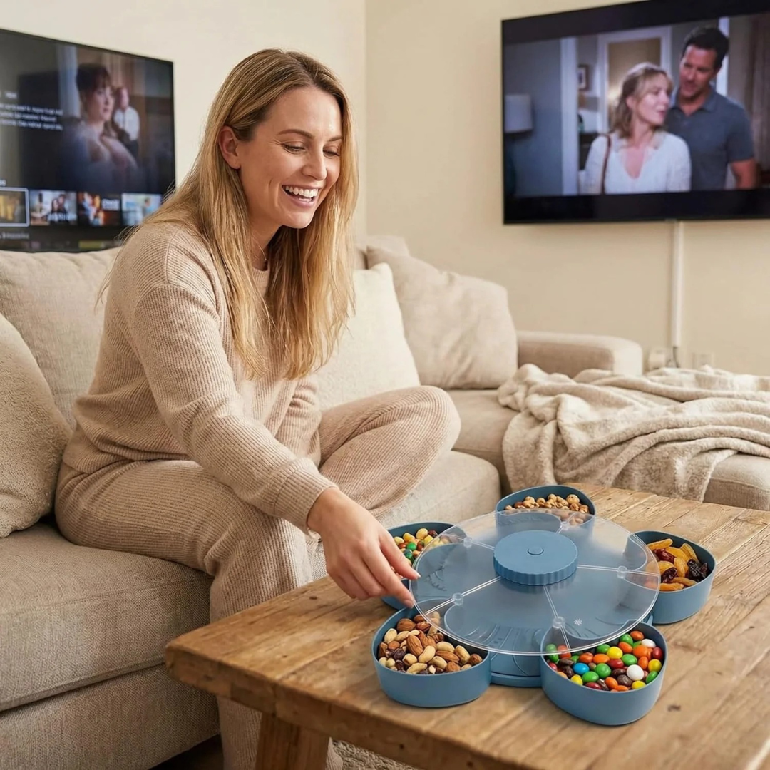 SpinServe-Snackschaal Met Vakjes