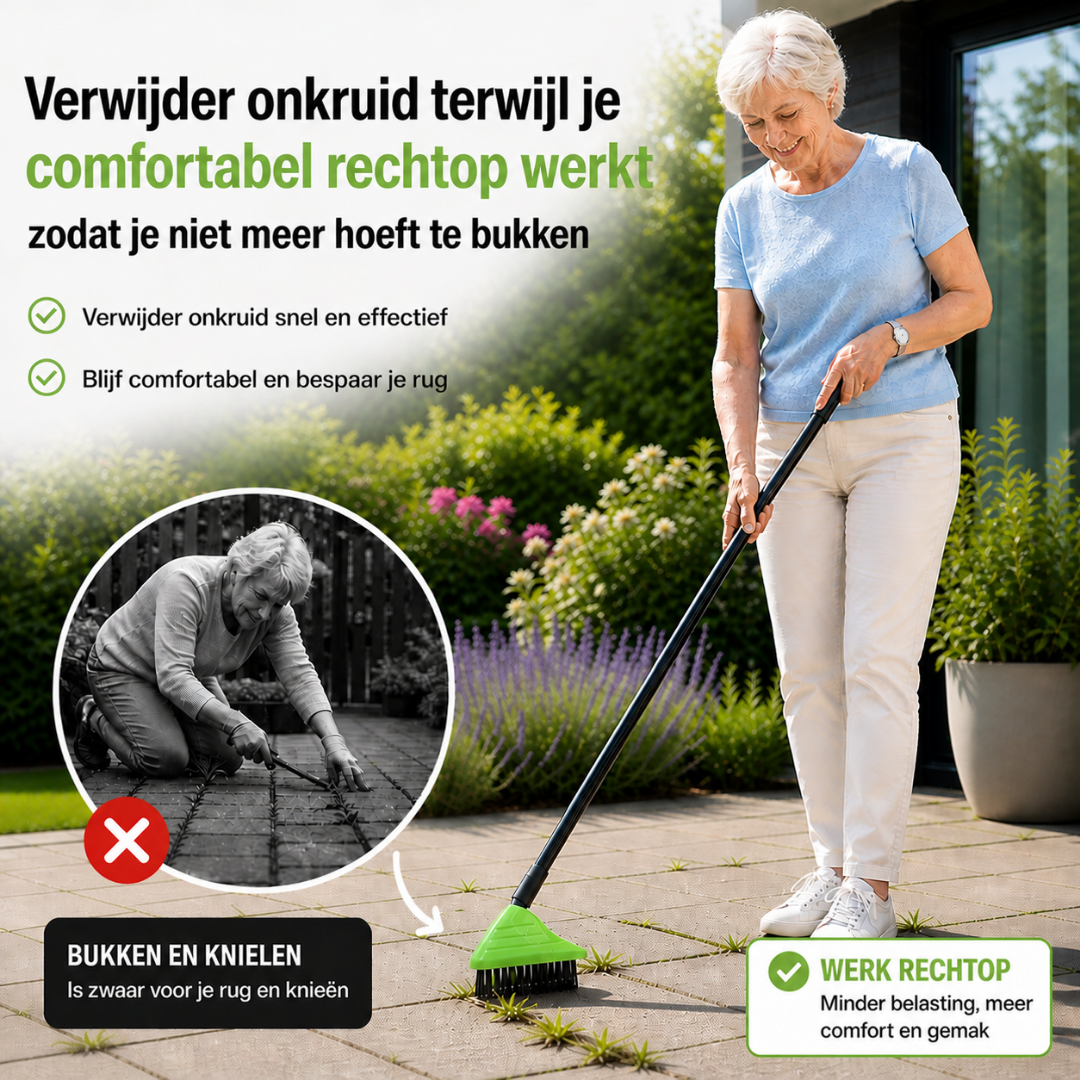 GardenBrush™ | De 3-in-1 onkruidborstelset!