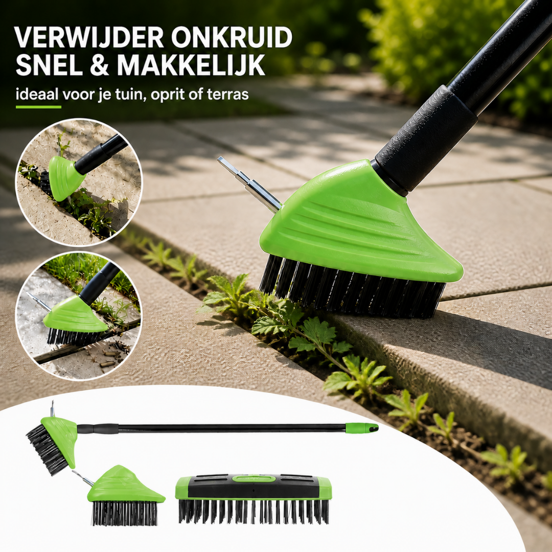 GardenBrush™ | De 3-in-1 onkruidborstelset!