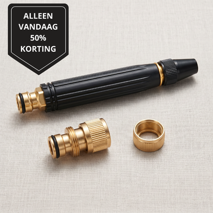 PowerJet™ | Verander je tuinslang in een krachtige hogedrukreiniger