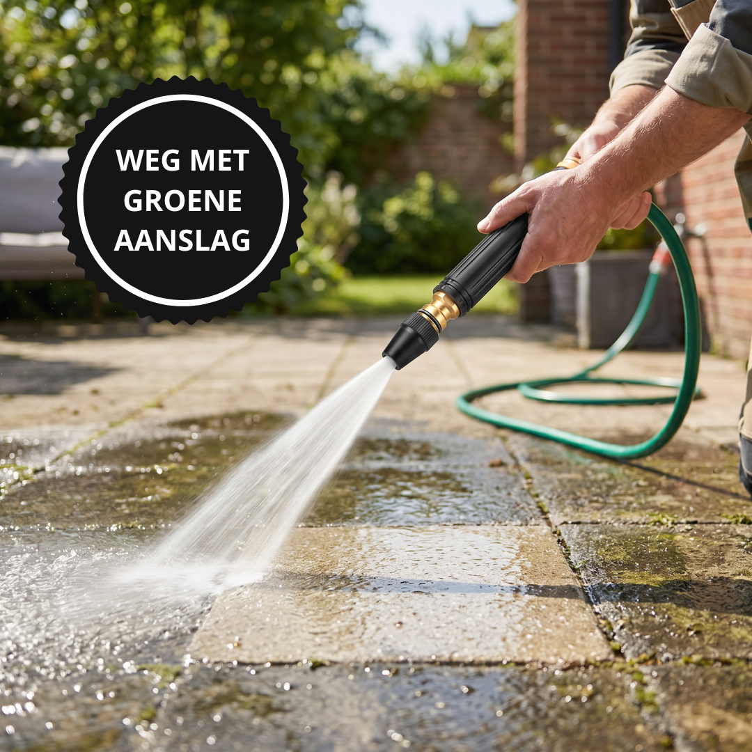 PowerJet™ | Verander je tuinslang in een krachtige hogedrukreiniger