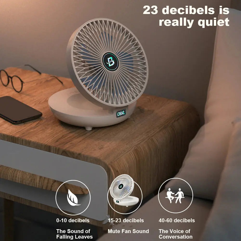 BreezeMate™ 2-in-1 Opvouwbare Tafel- & Keukenventilator