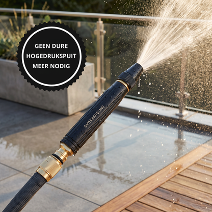 PowerJet™ | Verander je tuinslang in een krachtige hogedrukreiniger