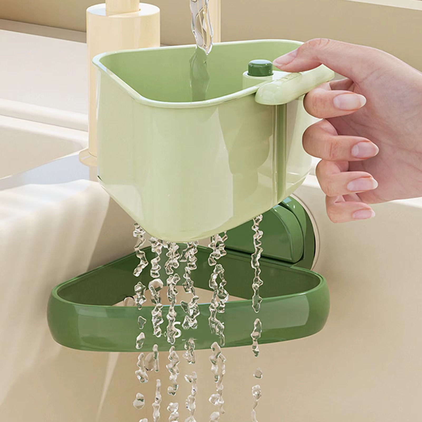 SinkMate™ Hoekzeef voor de Spoelbak