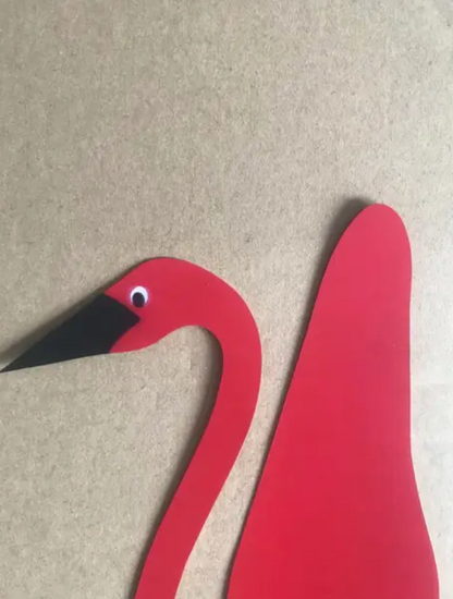Dansende Flamingo Tuindecoratie