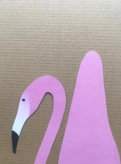 Dansende Flamingo Tuindecoratie