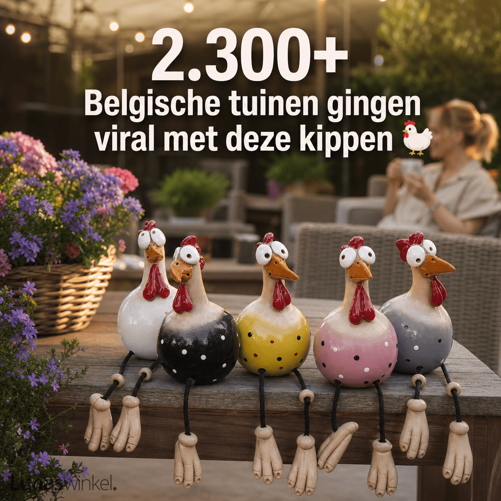 Keramieken Tuinkip™ | De Grappigste Blikvanger Voor Je Tuin