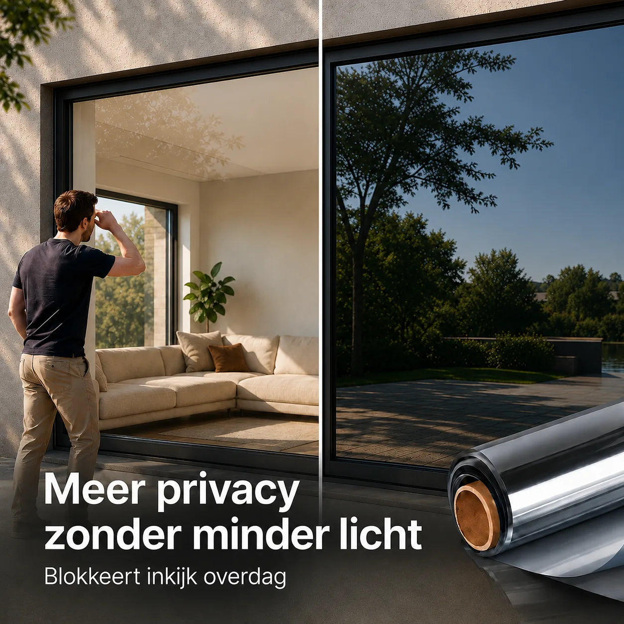 ClariShade™ | One-Way Privacy Raamfolie