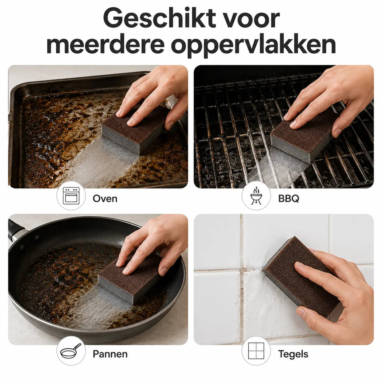 TitanScrub™ | Diepreinigende Schuurspons Set