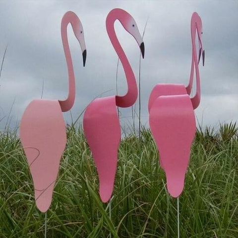 Dansende Flamingo Tuindecoratie