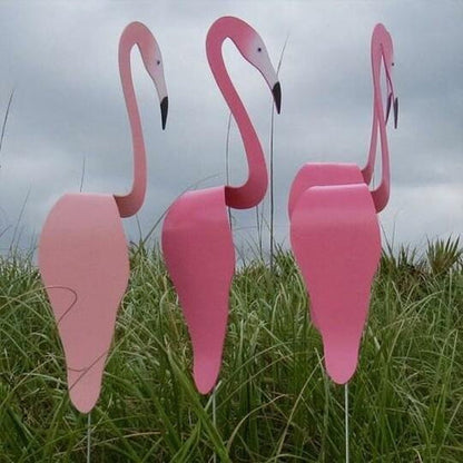 Dansende Flamingo Tuindecoratie