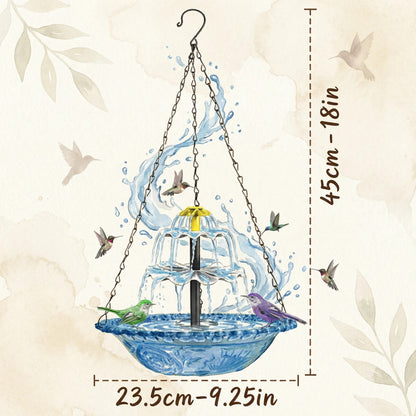 AquaBloom™ – Solar Hangende Fontein voor Ontspannende Tuinoase
