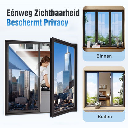 ClariShade™ One-Way Raamfolie – Privacy & Warmtecontrole